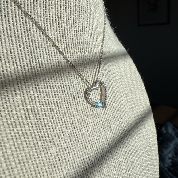 Ever Us Diamond Heart Pendant Necklace - 14KT & 18KT White Gold - Picture 4 of 8